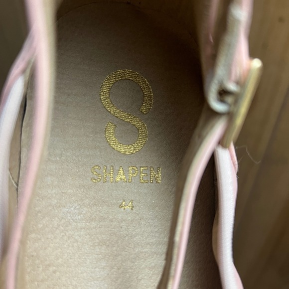 Shapen Pink Barefoot Ballet Flats Leather Mary Jane Wide Toe Box Size 44 - Picture 5 of 8